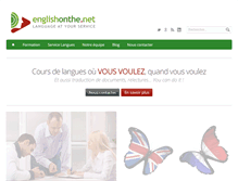 Tablet Screenshot of englishonthe.net